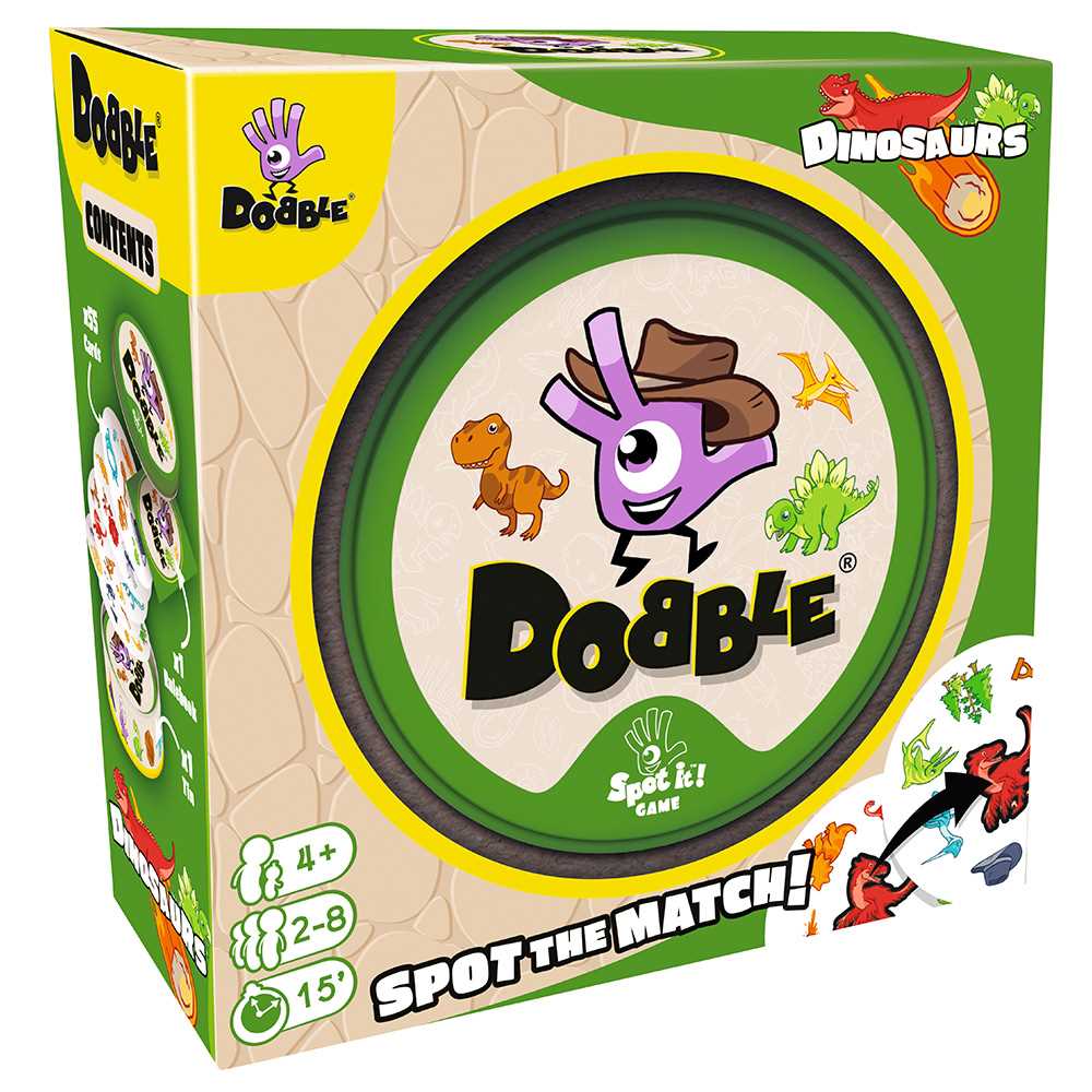 Dobble Dinosaurs Board Game by Zygomatic 1