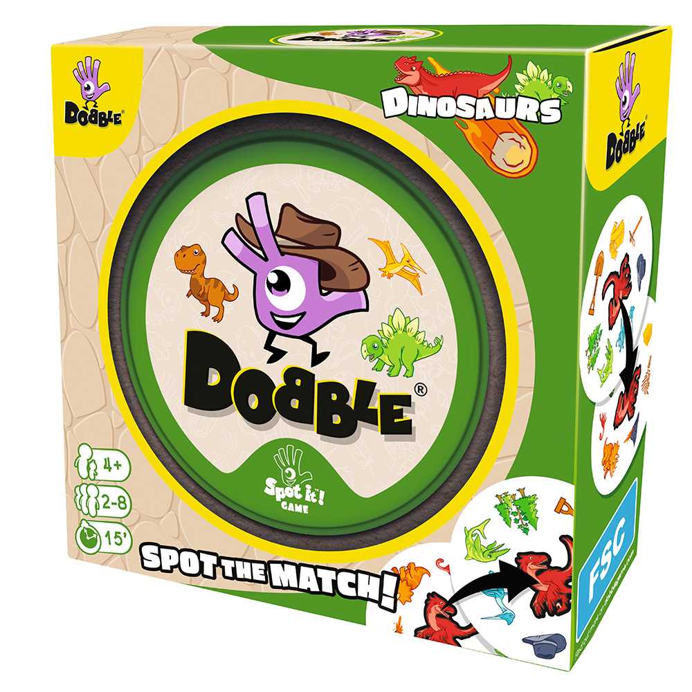 Dobble Dinosaurs Board Game by Zygomatic 2