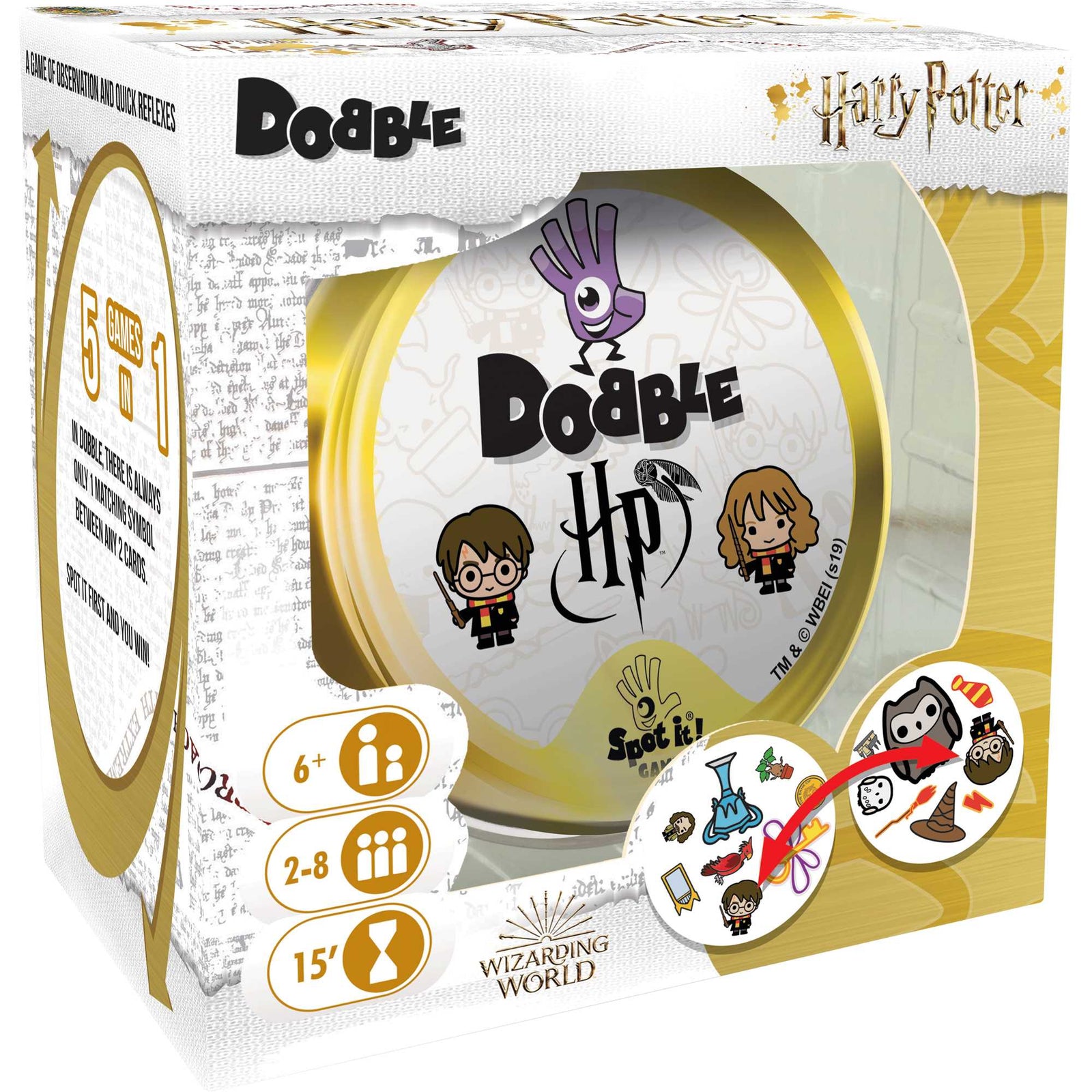Dobble Harry Potter Spot It Card Matching Game 1