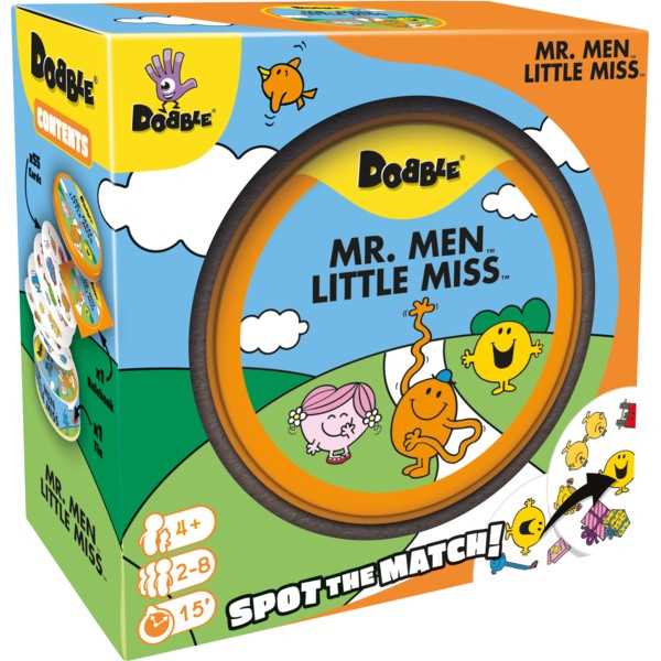 Dobble Mr Men and Little Miss Spot the Match Card Game 1