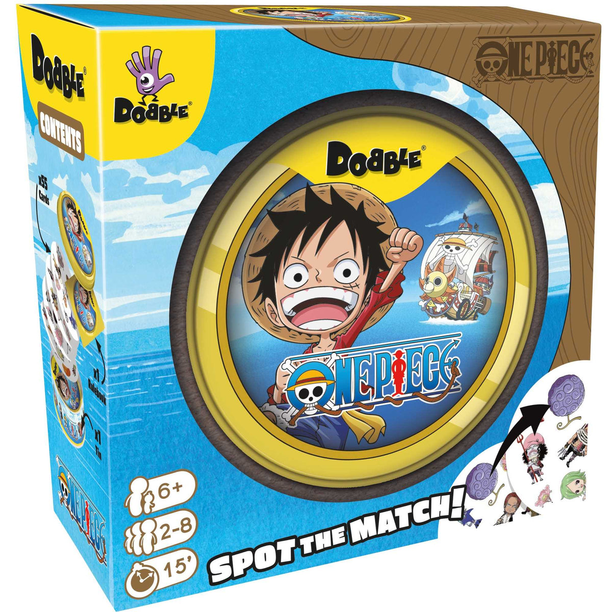 Dobble One Piece Eco Sleeve Board Game by Zygomatic 1