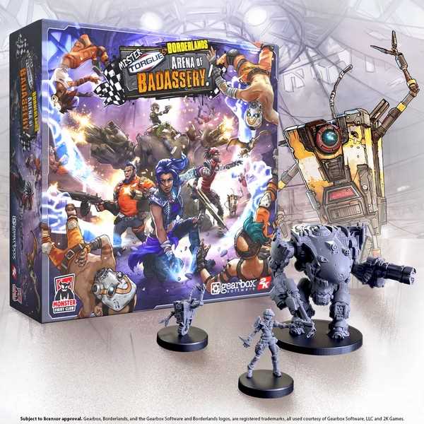 Borderlands Mister Torgues Arena of Badassery Board Game Cooperative Strategy