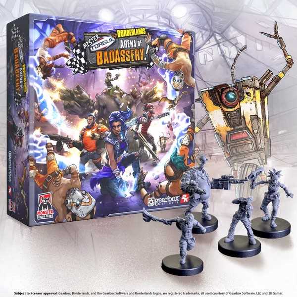 Borderlands Mister Torgues Arena of Badassery Board Game Cooperative Strategy