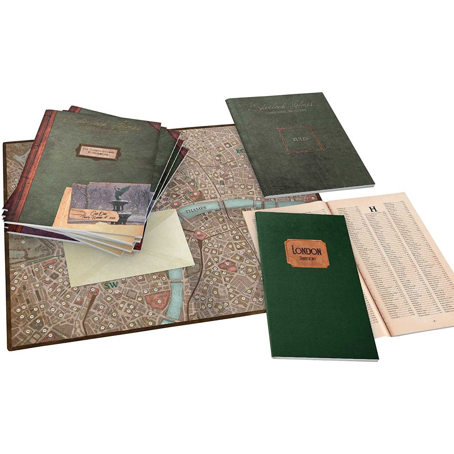 The Baker Street Irregulars Sherlock Holmes Consulting Detective Board Game by Space Cowboys 2