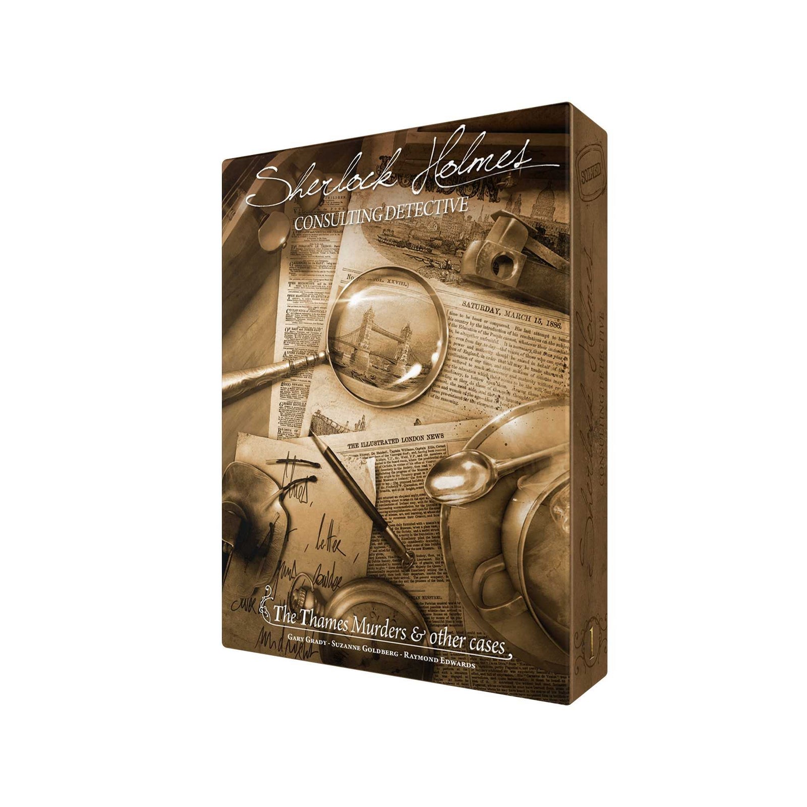 Thames Murders Sherlock Holmes Consulting Detective 2017 Board Game by Space Cowboys 1