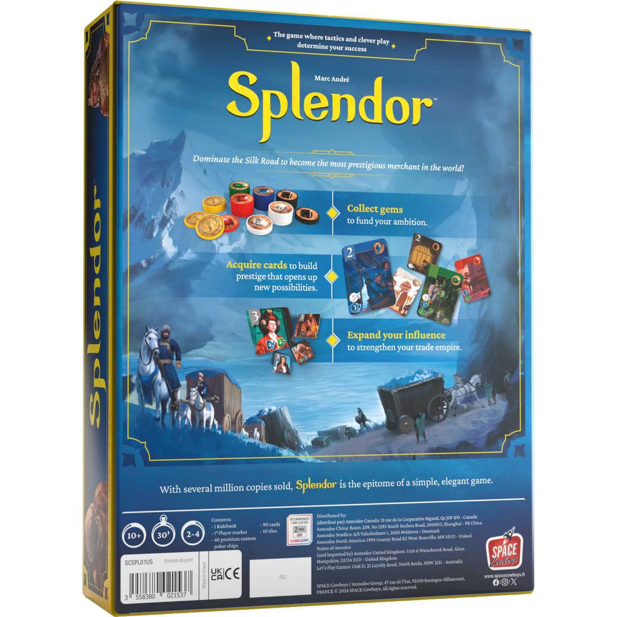 Splendor 2024 refresh Board Game by Space Cowboys 2