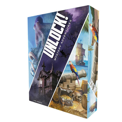 Unlock 2 Mystery Adventures Board Game by Space Cowboys 1