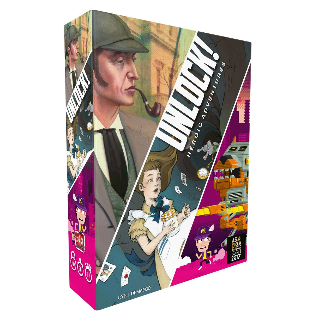Unlock 5 Heroic Adventures Board Game by Space Cowboys 1