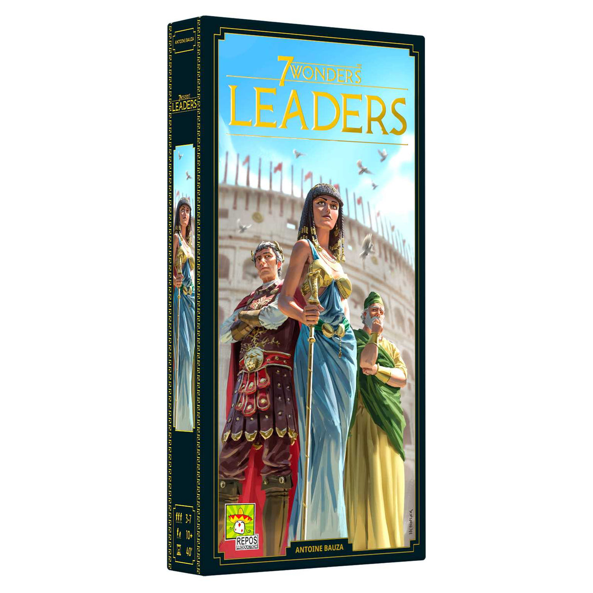 7 Wonders 2nd Edition Leaders Expansion Board Game Strategic Fun 1