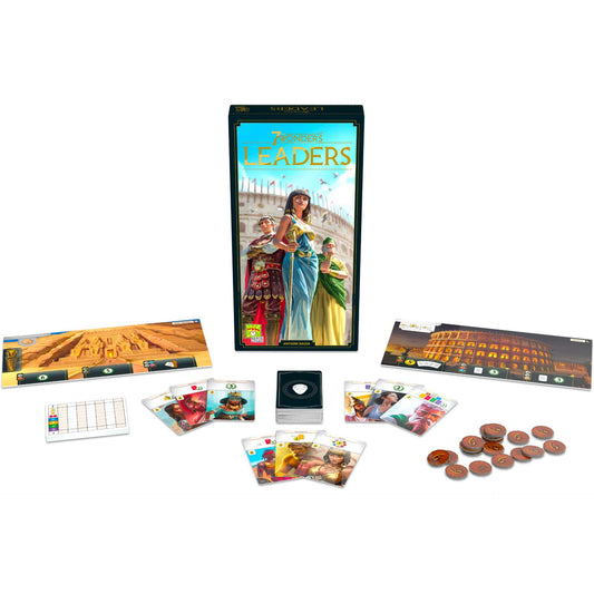 7 Wonders 2nd Edition Leaders Expansion Board Game Strategic Fun 2