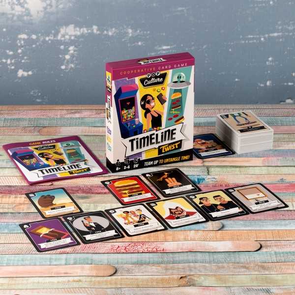 Timeline Twist Pop Culture Edition Test Your Chronological Knowledge Cooperative Trivia