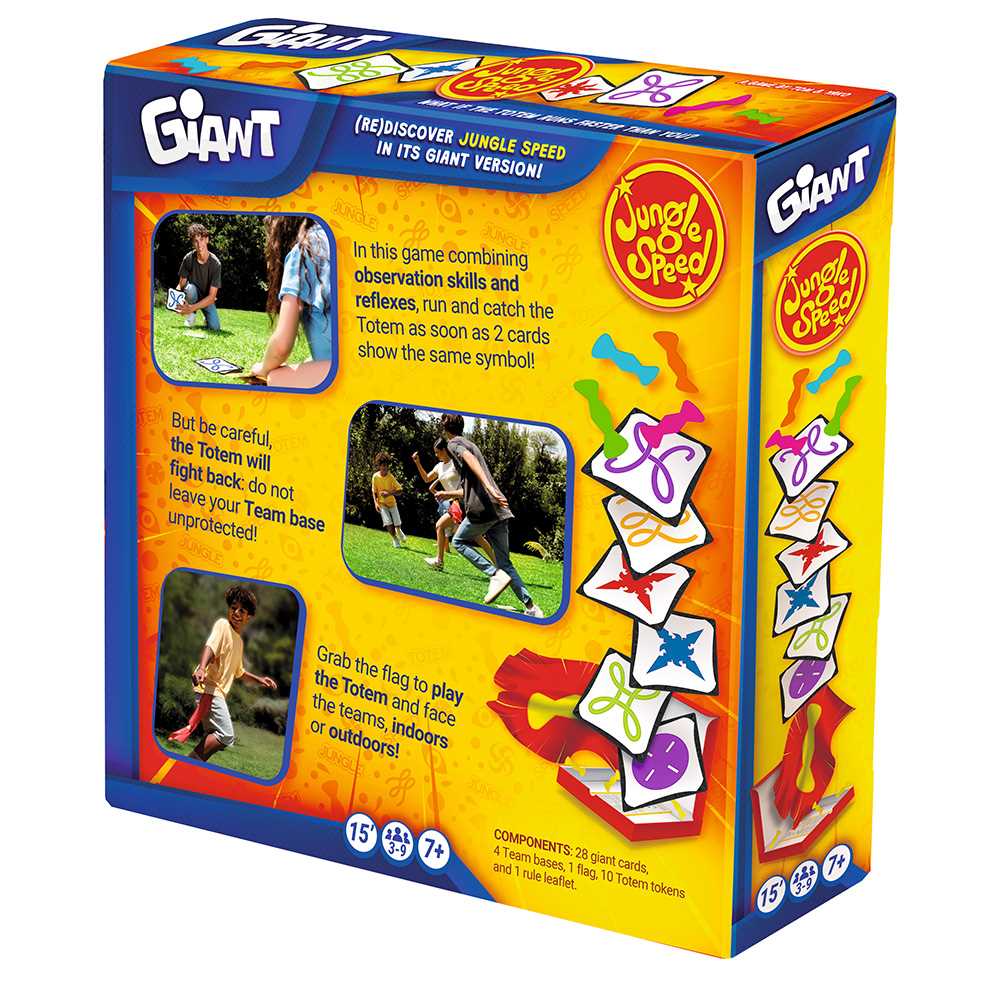 Jungle Speed Giant Board Game by Zygomatic 5