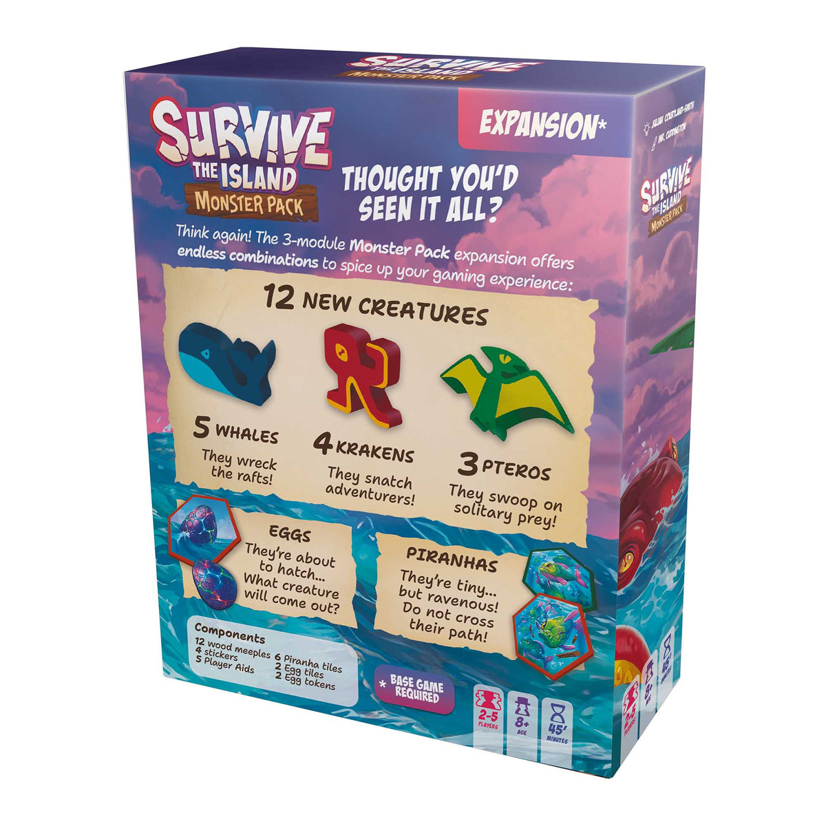 Monster Pack Survive The Island Exp Board Game by Zygomatic 3