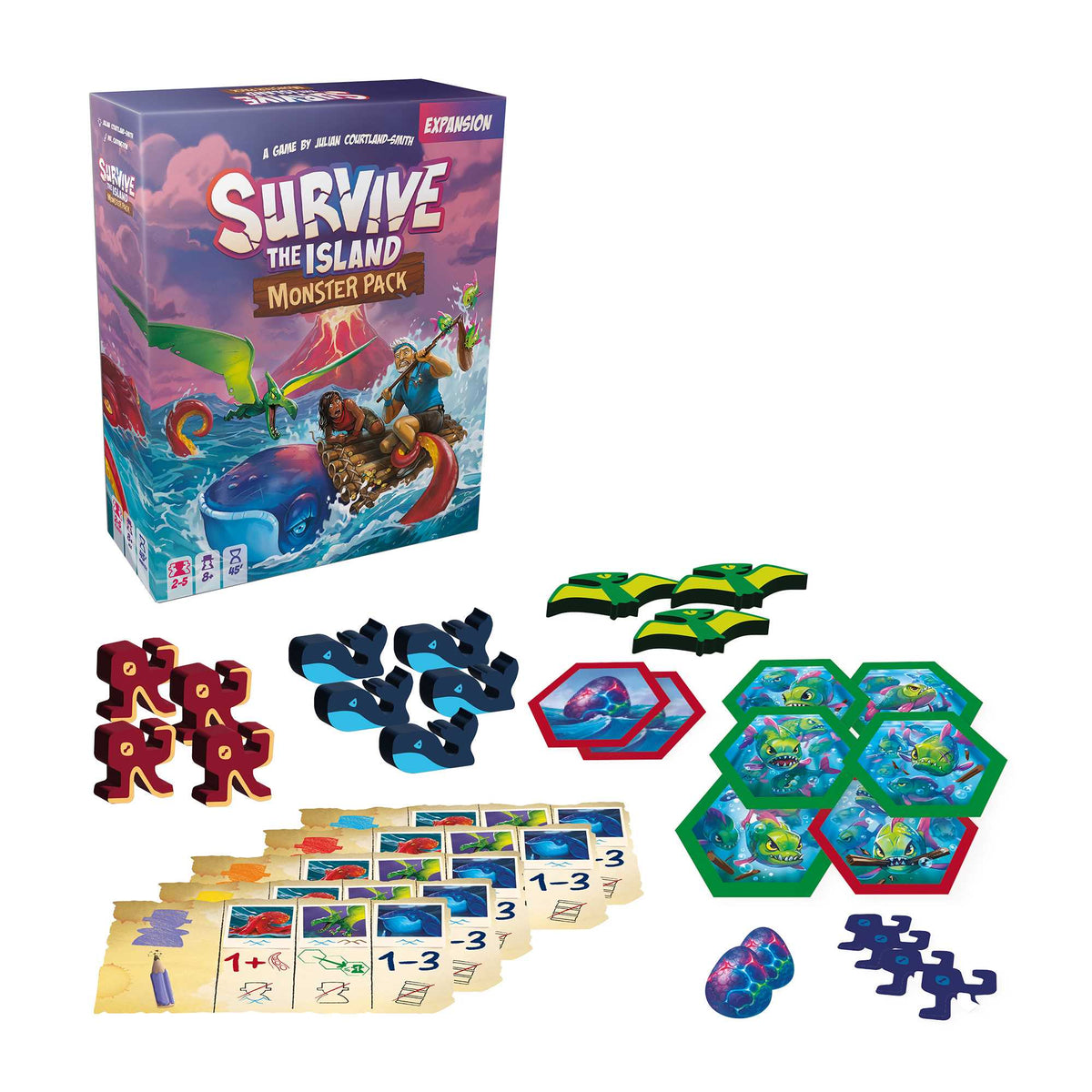 Monster Pack Survive The Island Exp Board Game by Zygomatic 5