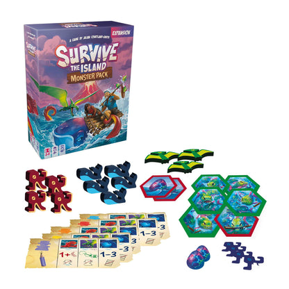 Monster Pack Survive The Island Exp Board Game by Zygomatic 5