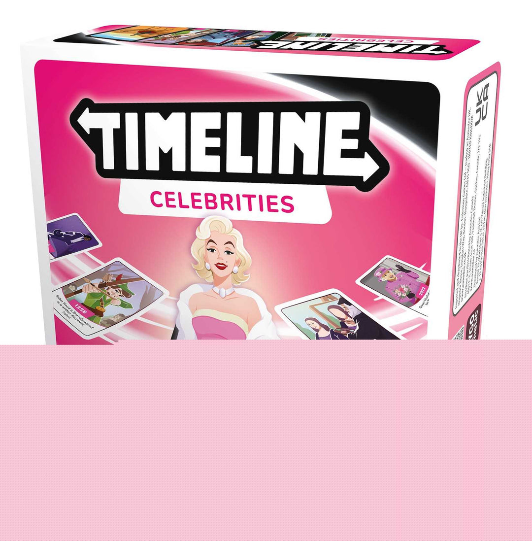 Timeline Celebrities Clutch Box Board Game by Zygomatic 3