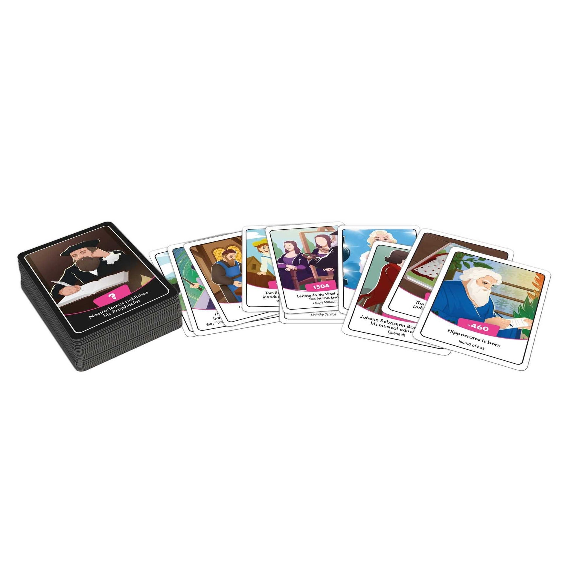 Timeline Celebrities Clutch Box Board Game by Zygomatic 5