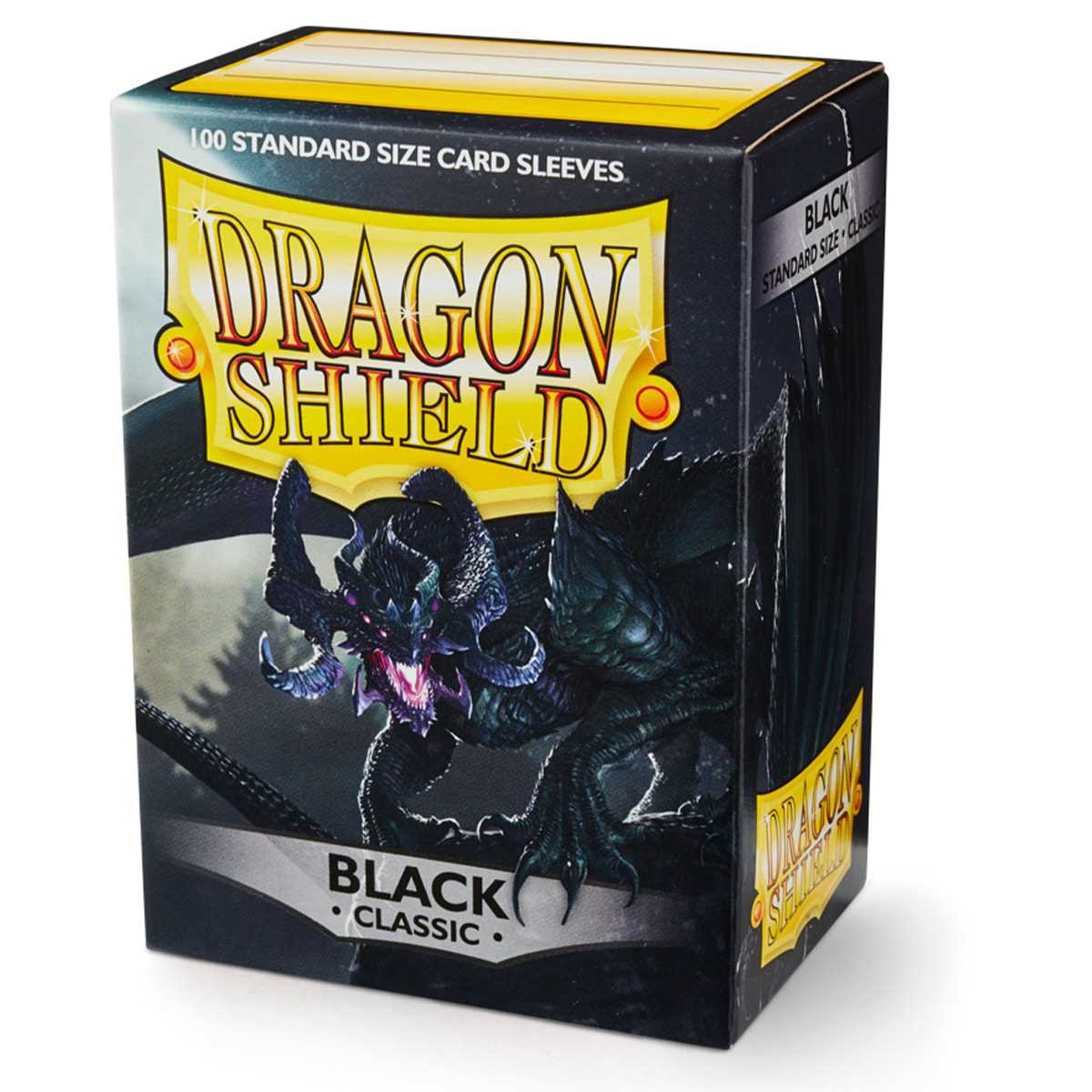 Dragon Shield Classic Black 100 Ct in Box Card Sleeve by Arcane Tinmen 1