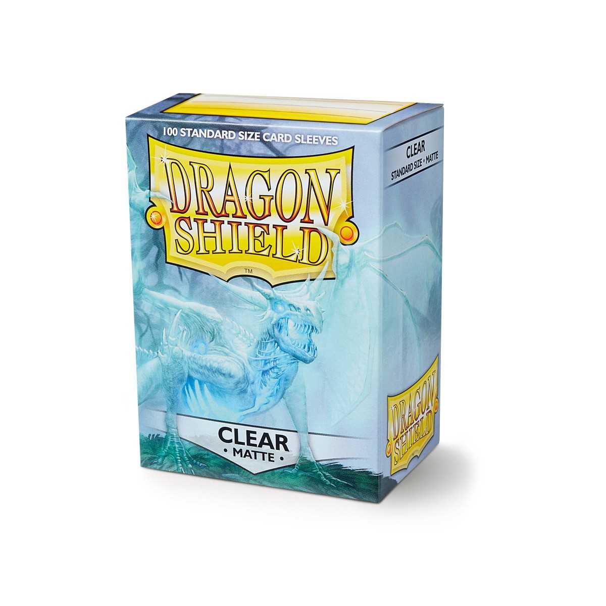 Dragon Shield Matte Clear 100 Ct in Box Card Sleeve by Arcane Tinmen 1