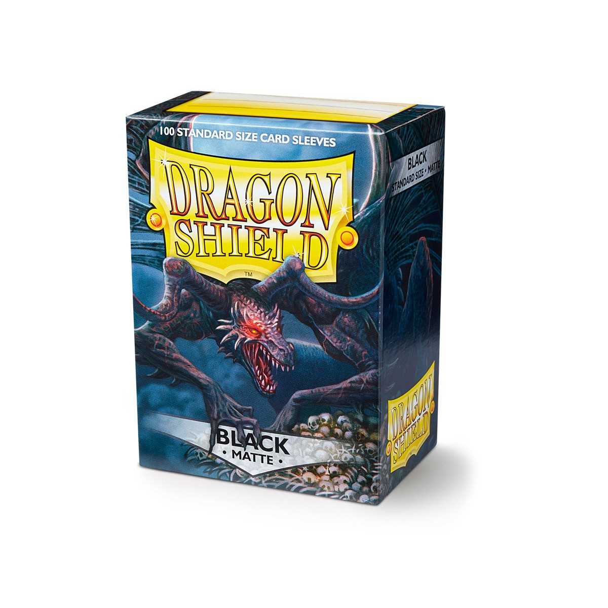 UNIT Dragon Shield Matte Black 100 ct in box Gaming Accessory by Arcane Tinmen 1