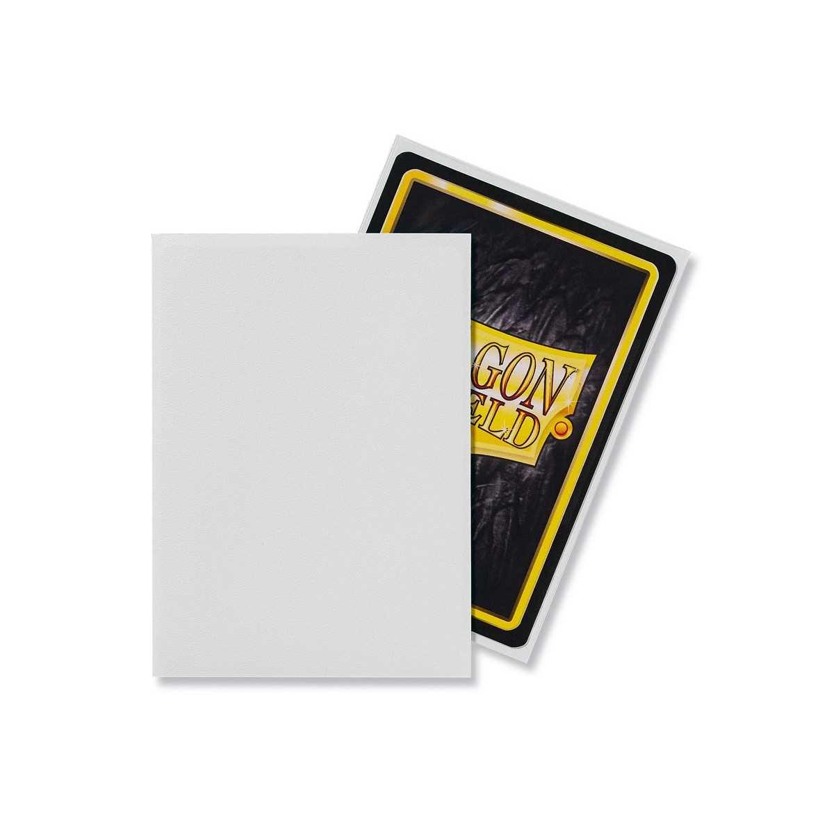 UNIT Dragon Shield Matte White 100 ct in box Gaming Accessory by Arcane Tinmen 2