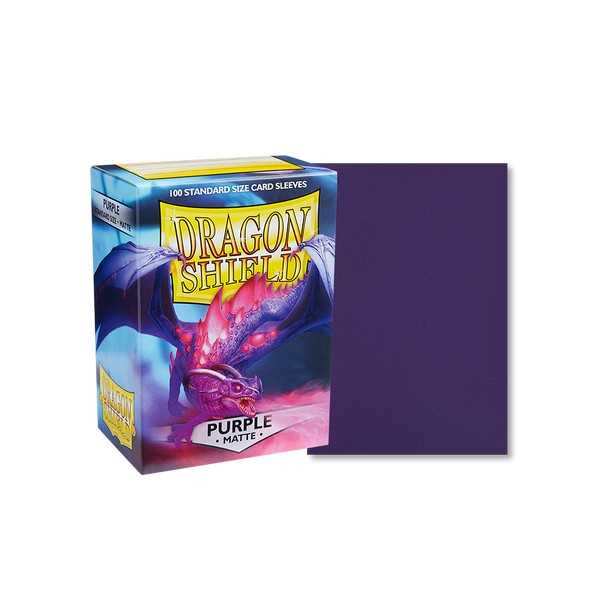 UNIT Dragon Shield Matte Purple 100 ct in box Gaming Accessory by Arcane Tinmen 1