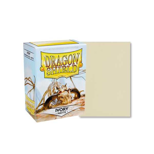 UNIT Dragon Shield Matte Ivory 100 ct in box Gaming Accessory by Arcane Tinmen 1