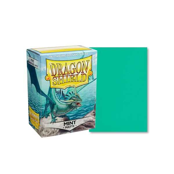 Dragon Shield Matte Mint 100 Ct in Box Card Sleeve by Arcane Tinmen 1