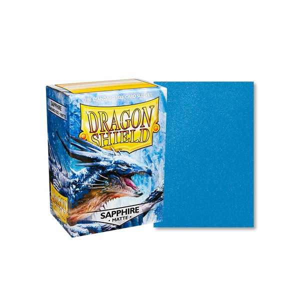 UNIT Dragon Shield Matte Sapphire 100 ct in box Gaming Accessory by Arcane Tinmen 1