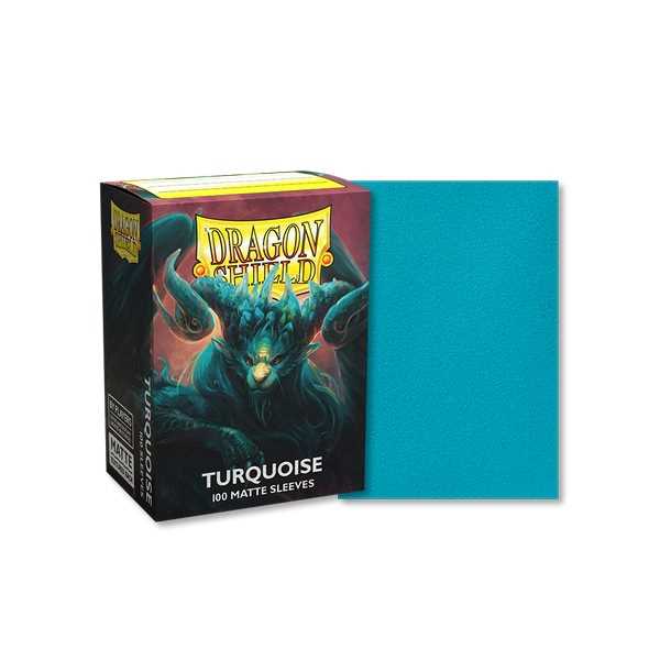 UNIT Dragon Shield Matte Sleeves Standard Size Turquoise 100 Gaming Accessory by Arcane Tinmen 1