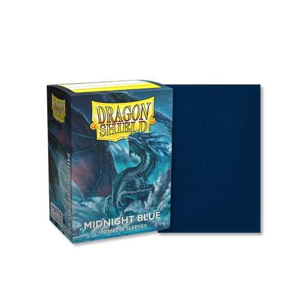 UNIT Dragon Shield Matte Sleeves Standard Size Midnight Blue 100 Gaming Accessory by Arcane Tinmen 1