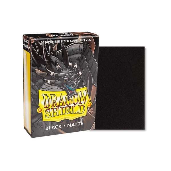 Dragon Shield Matte Japanese size - Black (60 ct. In box) 1