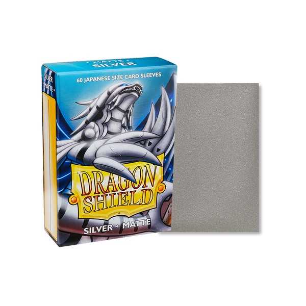 Dragon Shield Matte Japanese Size- Silver (60) 1