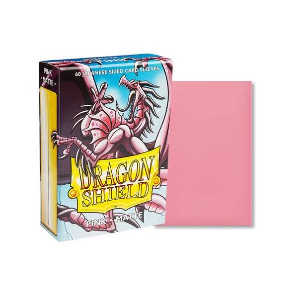 Dragon Shield Matte Japanese size - Pink (60 ct. In box) 1