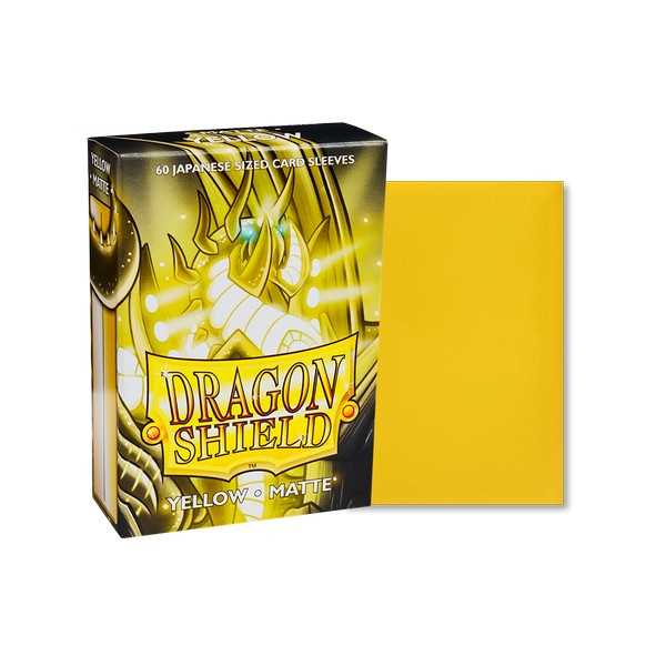 Dragon Shield Matte Japanese size - Yellow (60 ct. In box) 1