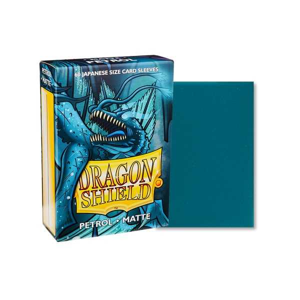 UNIT Dragon Shield Matte Japanese Size Petrol 60 ct In Box Gaming Accessory by Arcane Tinmen 1