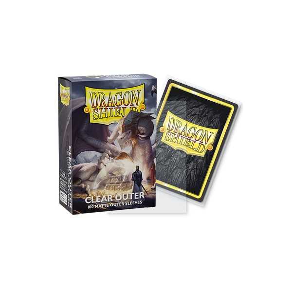 UNIT Dragon Shield Clear Outer Sleeves Matte Standard Size 100 Gaming Accessory by Arcane Tinmen 2