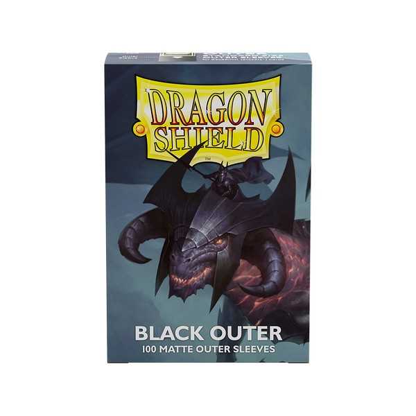UNIT Dragon Shield Black Outer Sleeves Matte Standard Size 100 Gaming Accessory by Arcane Tinmen 1