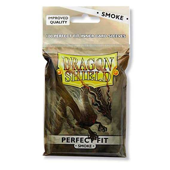 UNIT Dragon Shield Perfect Fit Toploading Clear Smoke 100 ct in bag Gaming Accessory by Arcane Tinmen 1