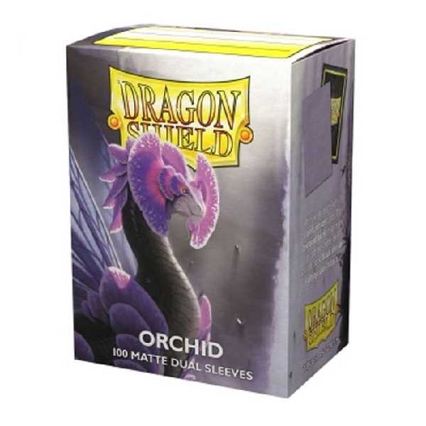 Dragon Shield Dual Matte Orchid 100 Ct Card Sleeve by Arcane Tinmen 1
