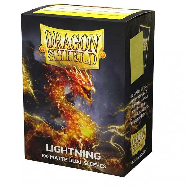 UNIT Dragon Shield Dual Matte Lightning 100 ct Gaming Accessory by Arcane Tinmen 1