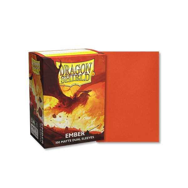 Dragon Shield Dual Matte Ember 100 Ct Card Sleeve by Arcane Tinmen 1