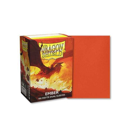Dragon Shield Dual Matte Ember 100 Ct Card Sleeve by Arcane Tinmen 1