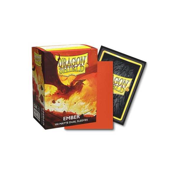 Dragon Shield Dual Matte Ember 100 Ct Card Sleeve by Arcane Tinmen 2