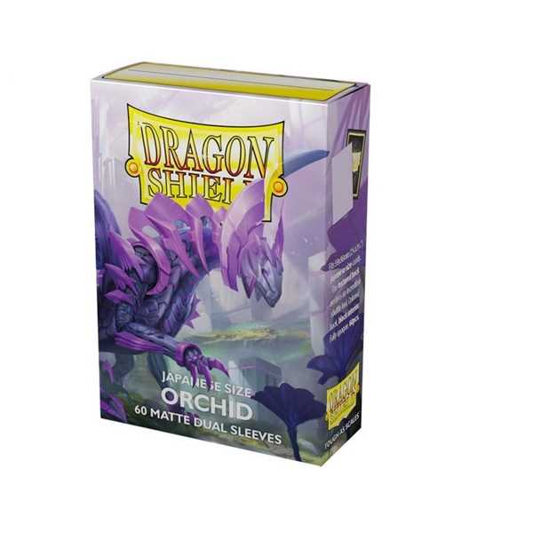 UNIT Dragon Shield Japanese Size Dual Matte Orchid 60 ct Gaming Accessory by Arcane Tinmen 1
