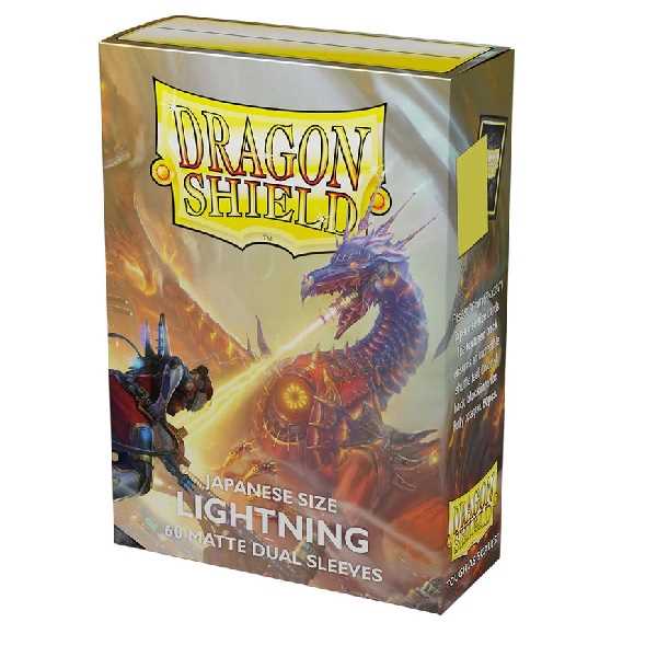 Dragon Shield Japanese Size Dual Matte Lightning 60 Ct Card Sleeve 1