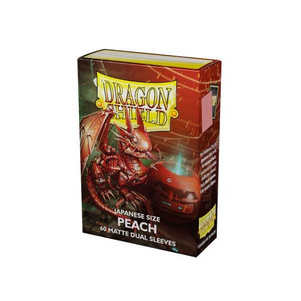 Dragon Shield Japanese Size Dual Matte - Peach (60 ct.) 1