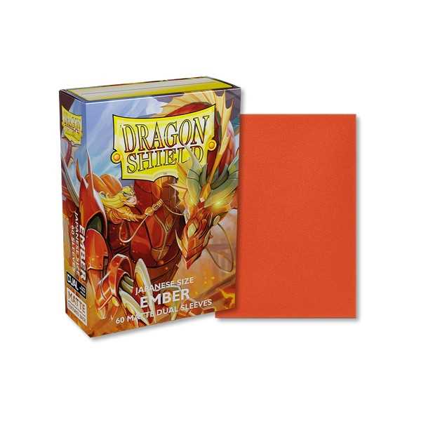 Dragon Shield Japanese Size Dual Matte - Ember (60 ct.) 1
