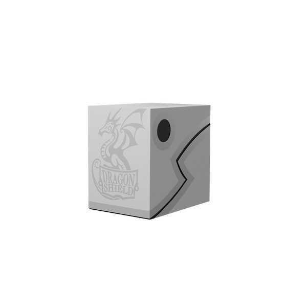 Dragon Shield Double Shell Box White Black Deck Box by Arcane Tinmen 1