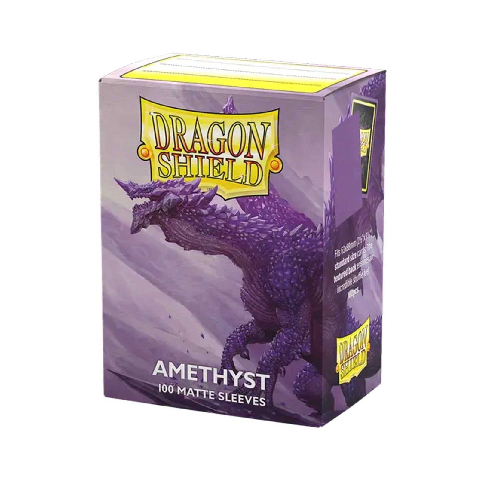 UNIT Dragon Shield Amethyst Matte Sleeves Standard Size 100 Gaming Accessory by Arcane Tinmen 2